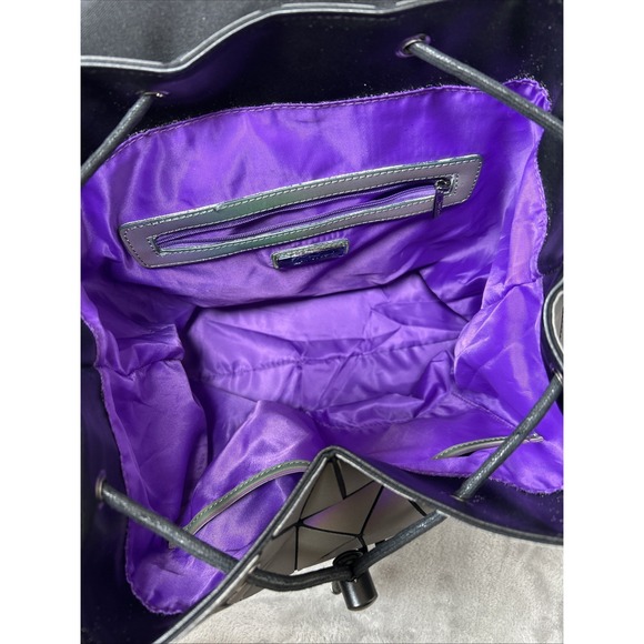 LUXSHE Geometric Iridescent Backpack Luminous Drawstring Backpack READ! - Picture 11 of 16